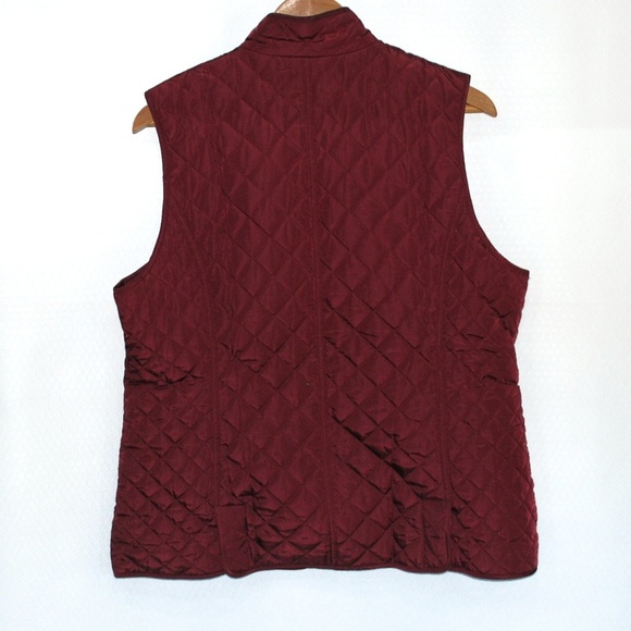 Orvis Thinsulate Quilted Zip Front Fitted Vest - Picture 7 of 7